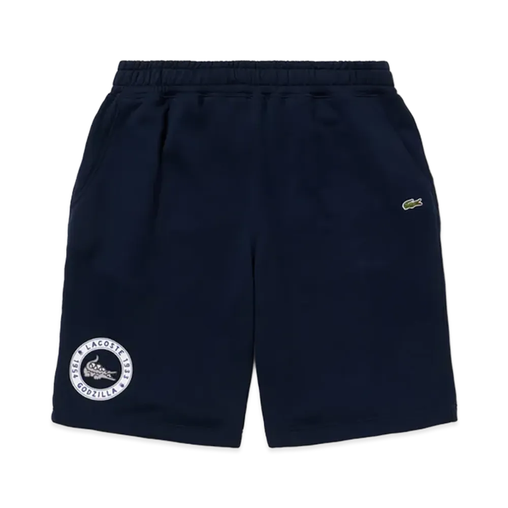 LACOSTE x Godzilla 2.0 Sweat Shorts "Navy"