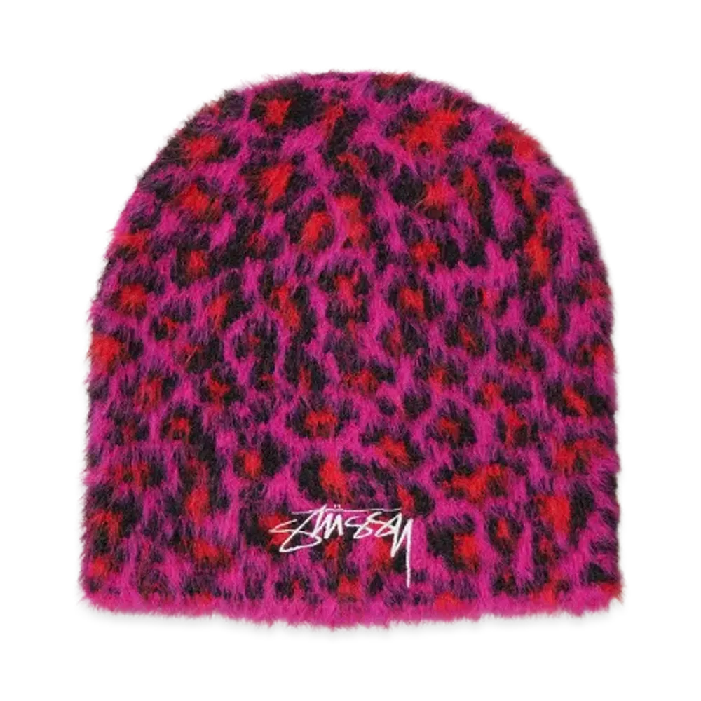 Stussy Skullcap Leopard "Pink"