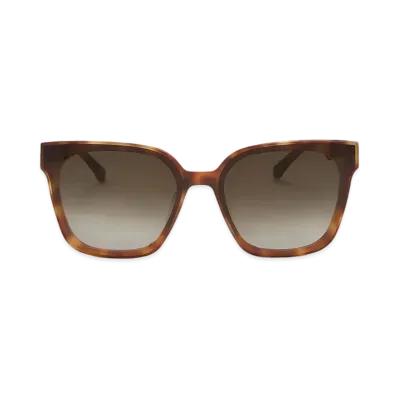 CHARLES & KEITH Square Chic-Frame Sunglasses "T.Shell"