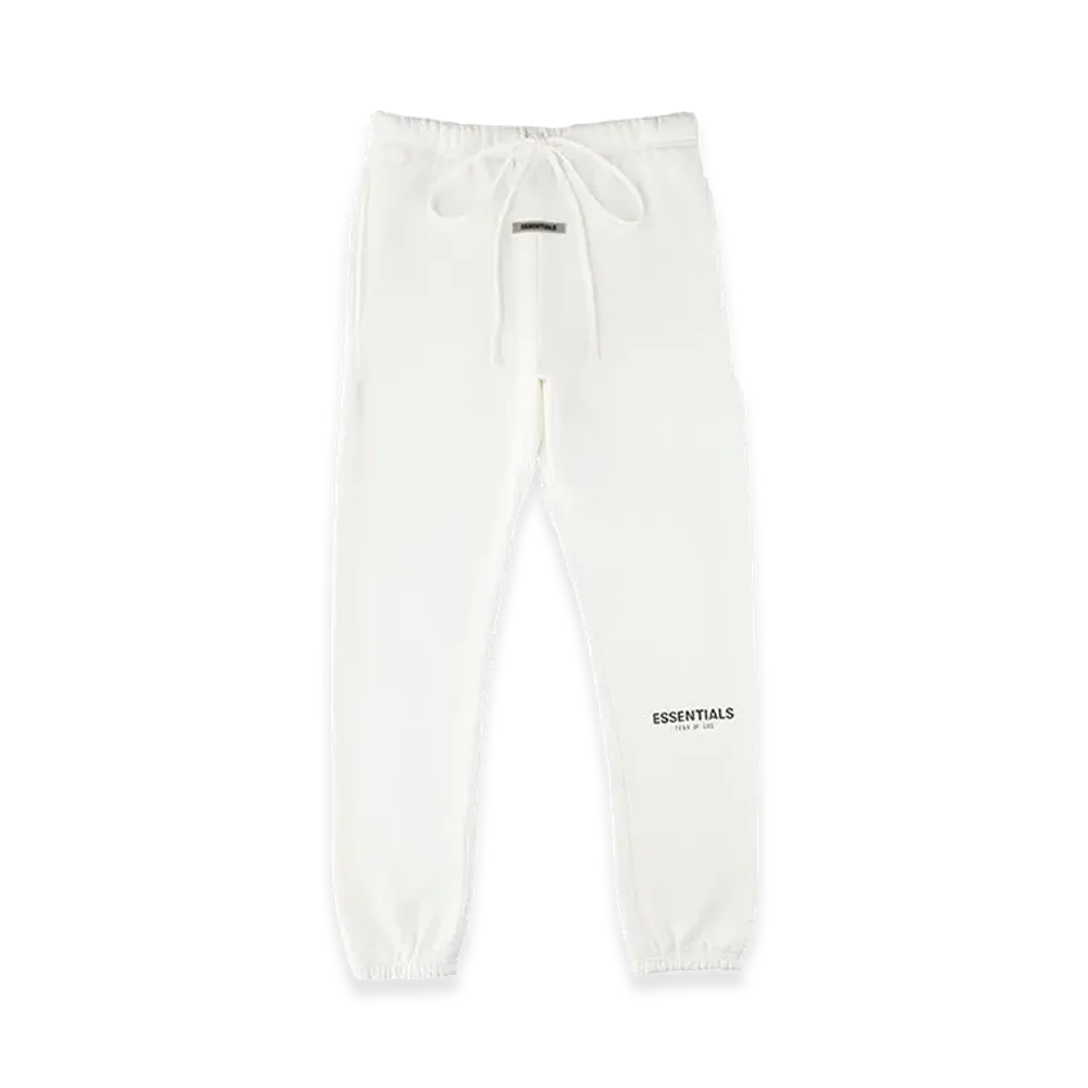 FEAR OF GOD ESSENTIALS Reflector Logo Sweatpants "White"