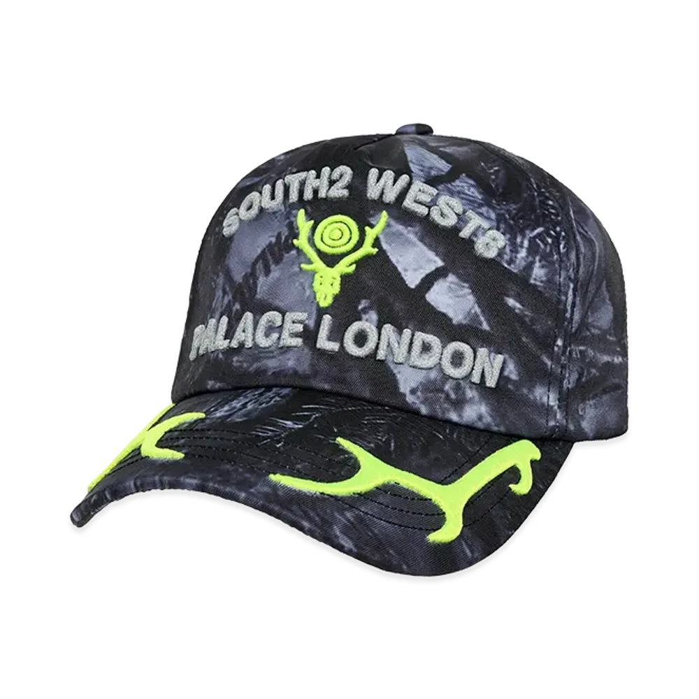 PALACE x South2 West8 Trucker "Black Camo"