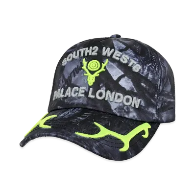 PALACE x South2 West8 Trucker "Black Camo"