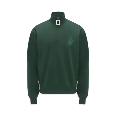 JW ANDERSON Half Zip Track Top "Racing Green"