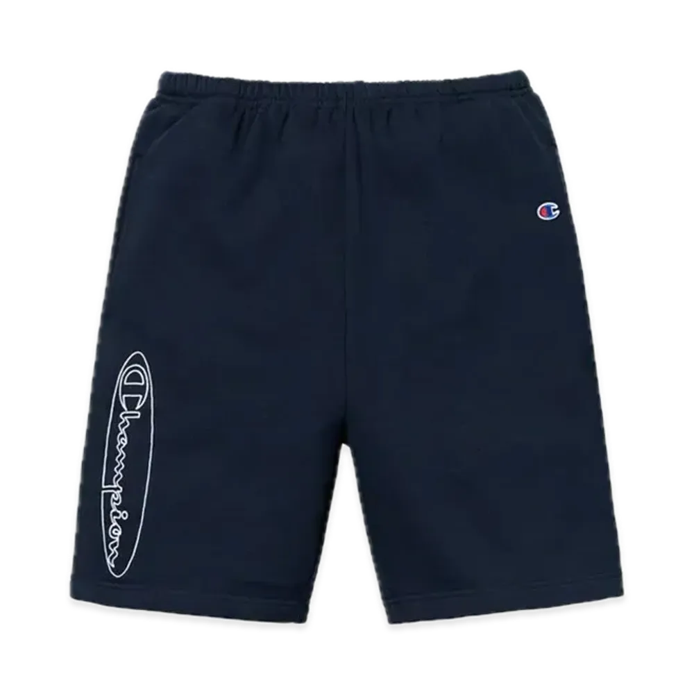 Supreme x Champion Outline Sweatshort "Navy"