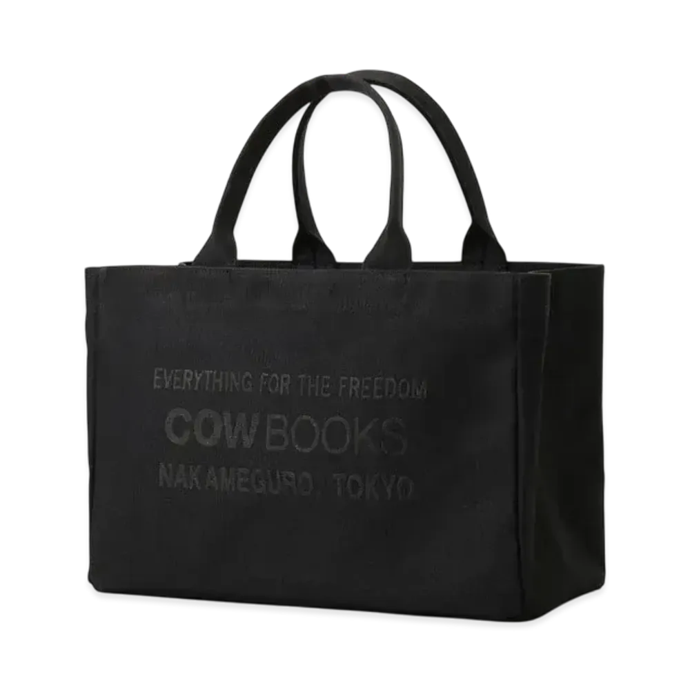 WILDSIDE Yohji Yamamoto x COW BOOKS Container Tote Small "Black"