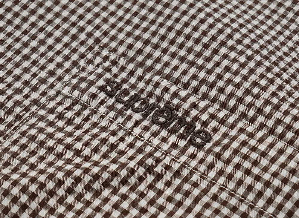Supreme Gingham S/S Shirt 