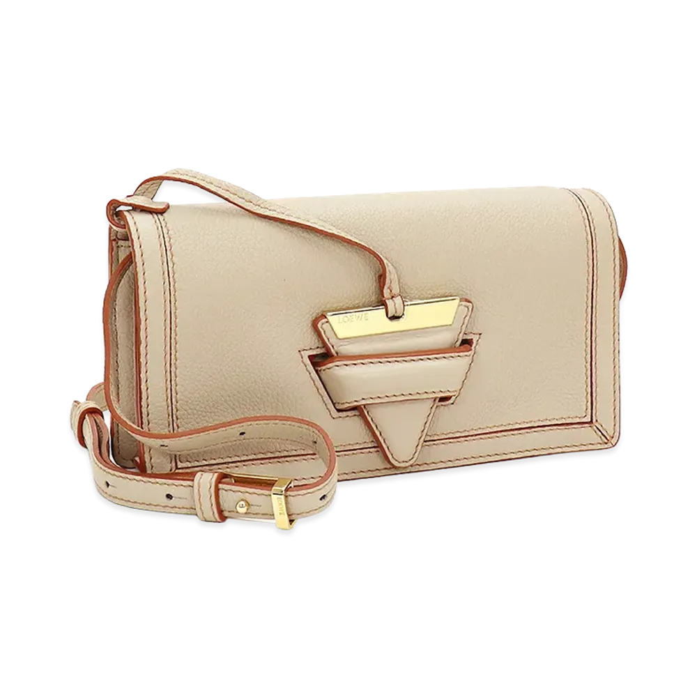 LOEWE Women's Shoulder Bag Clutch Bag Barcelona Soft Mini "Light Oat"