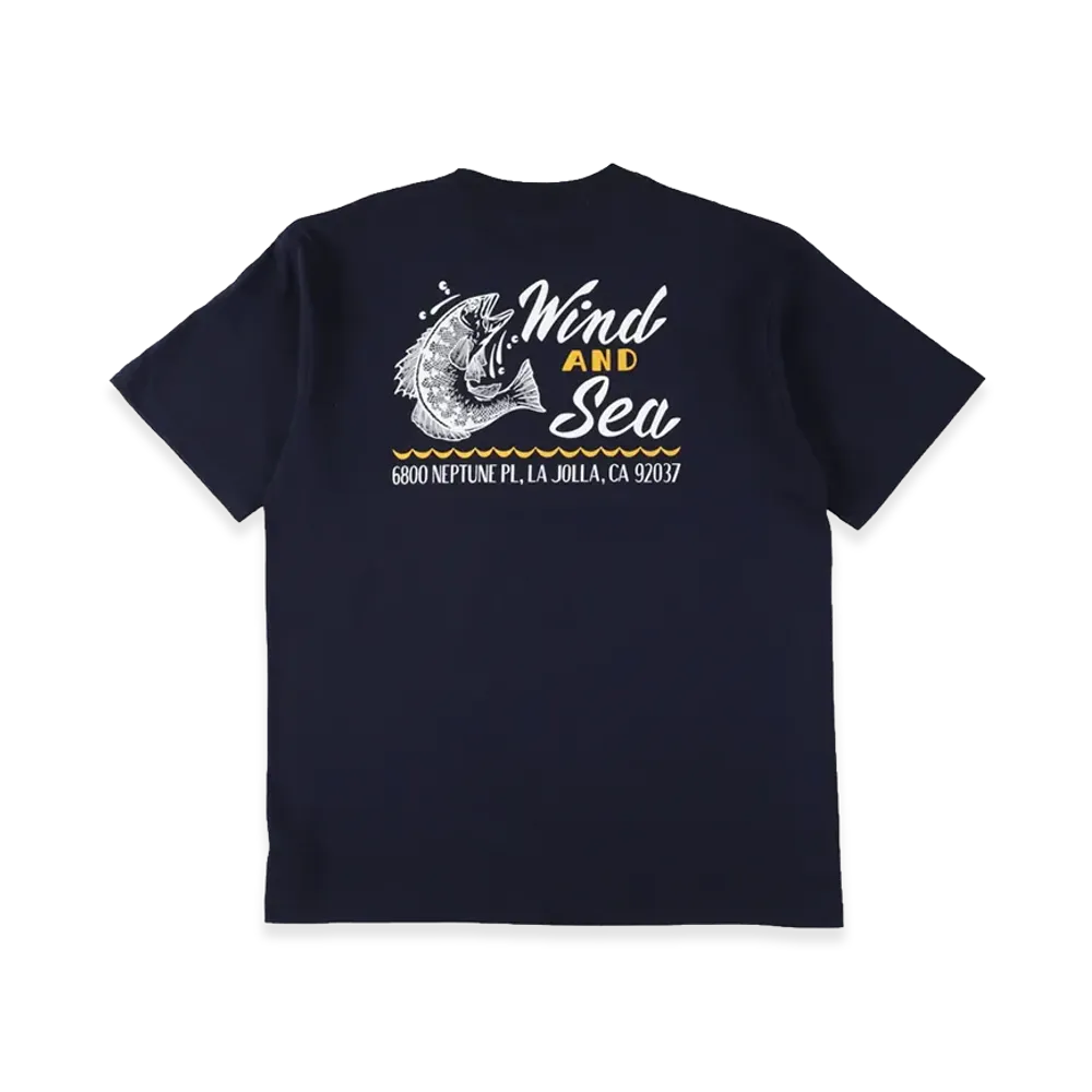 WIND AND SEA Neptune Tee "Navy"