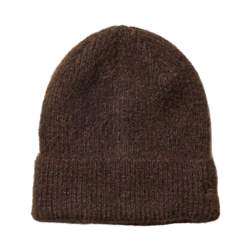 NEW ERA Fluffy and Soft Basic Cuff Knit "Dark Brown"