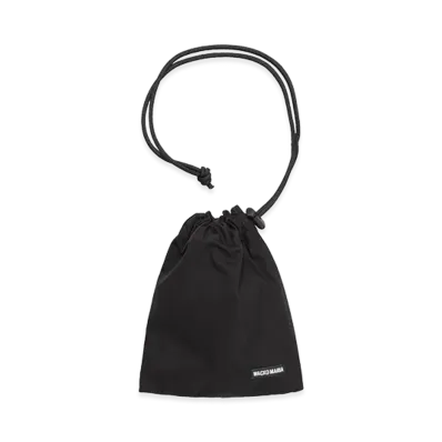 WACKO MARIA Drawstring Bag "Black"