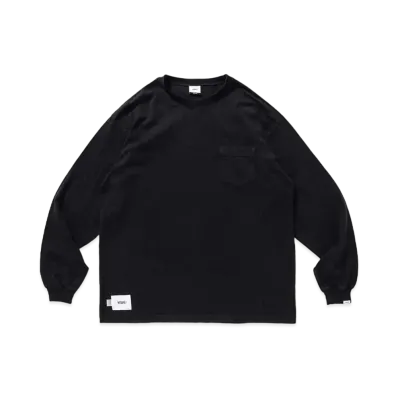 WTAPS Blank LS 02 Usa / Tee. Cotton "Black"