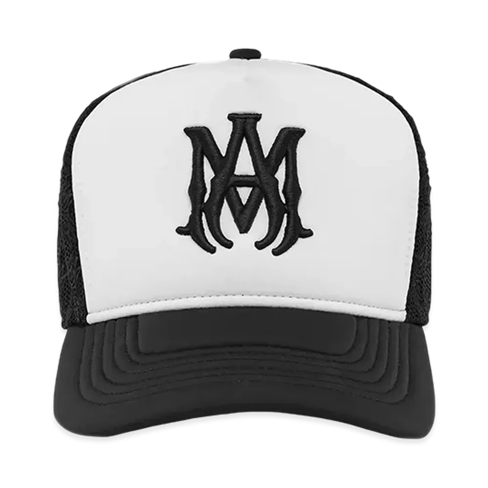 AMIRI MA Two Tone Trucker Hat "Black"