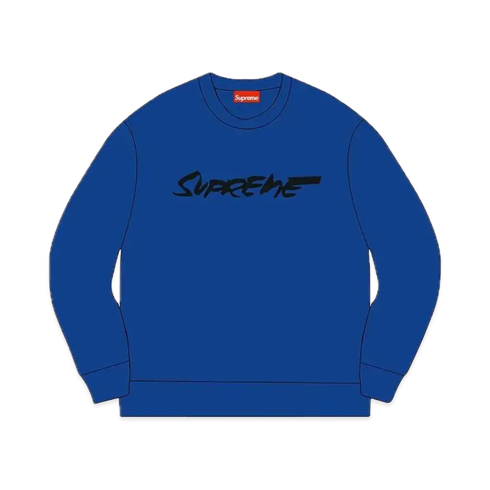 Supreme Futura Logo Crewneck "Royal"