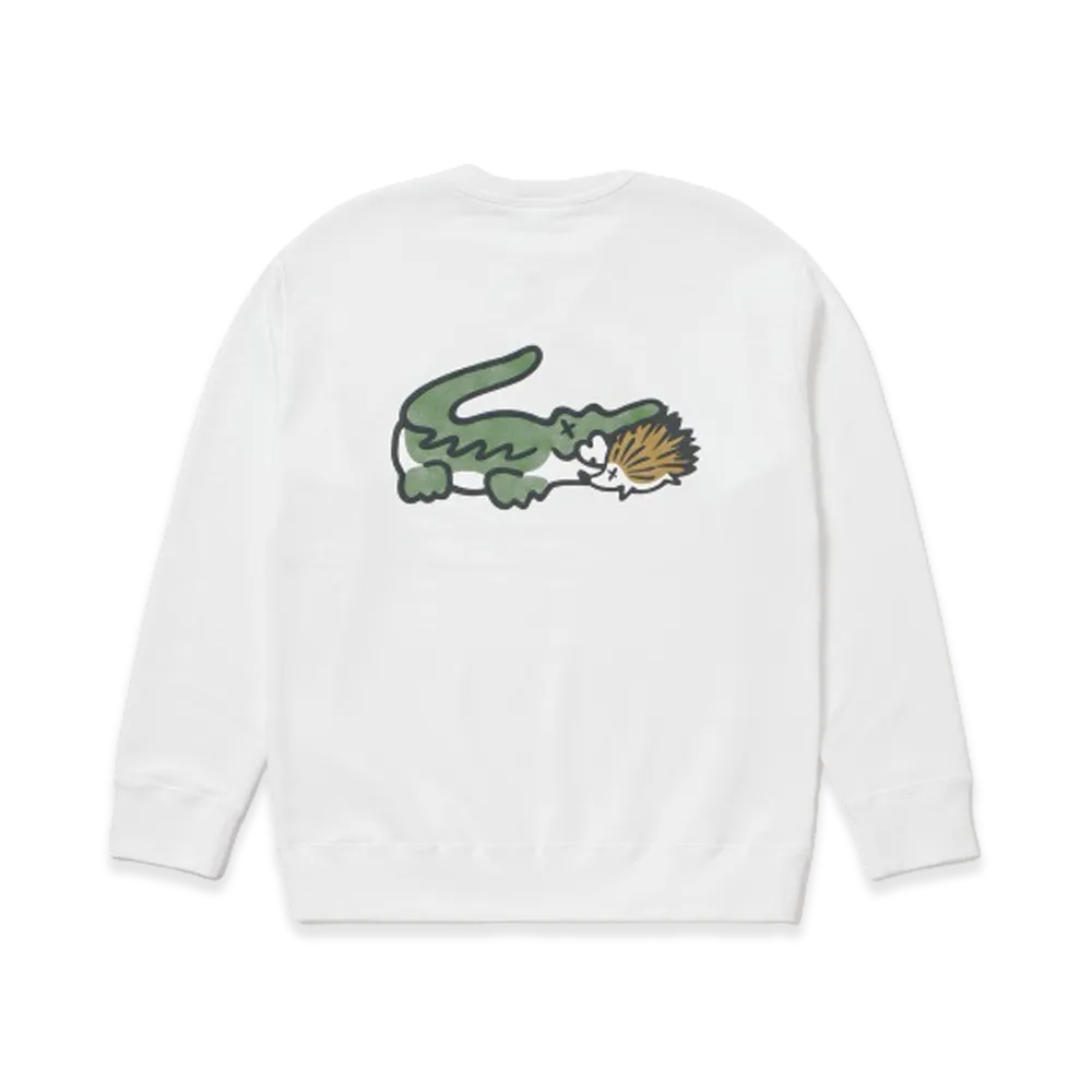 LACOSTE x CLUBHAUS Sweat "White"