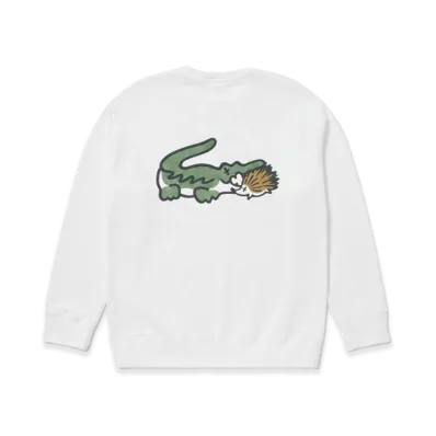 LACOSTE x CLUBHAUS Sweat "White"