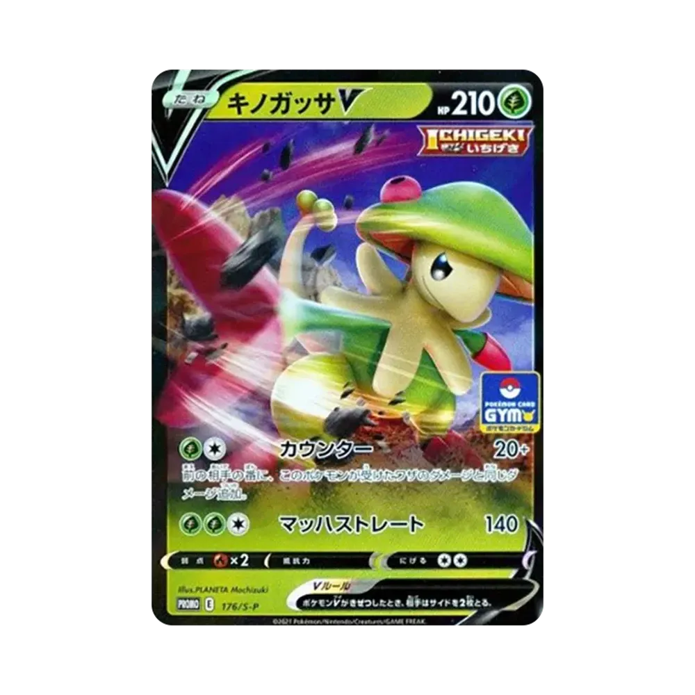 キノガッサV: プロモ P [S-P 176](ポケモンカードゲーム ソード&シールド 「プロモカードパック 第6弾」)