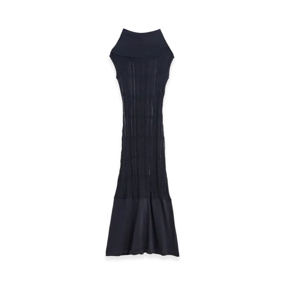 OUR LEGACY Women's Cover Dress "Washed Navy Tech Cotton"