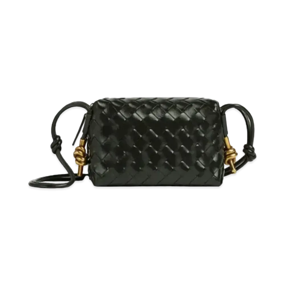 Bottega Veneta Mini Loop Camera Bag "Dark Green"