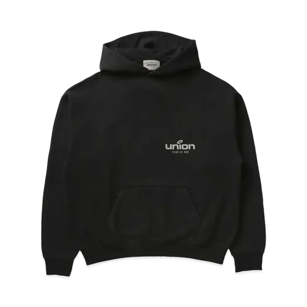 FEAR OF GOD ESSENTIALS × UNION Vintage Hoodie Vintage "Black"