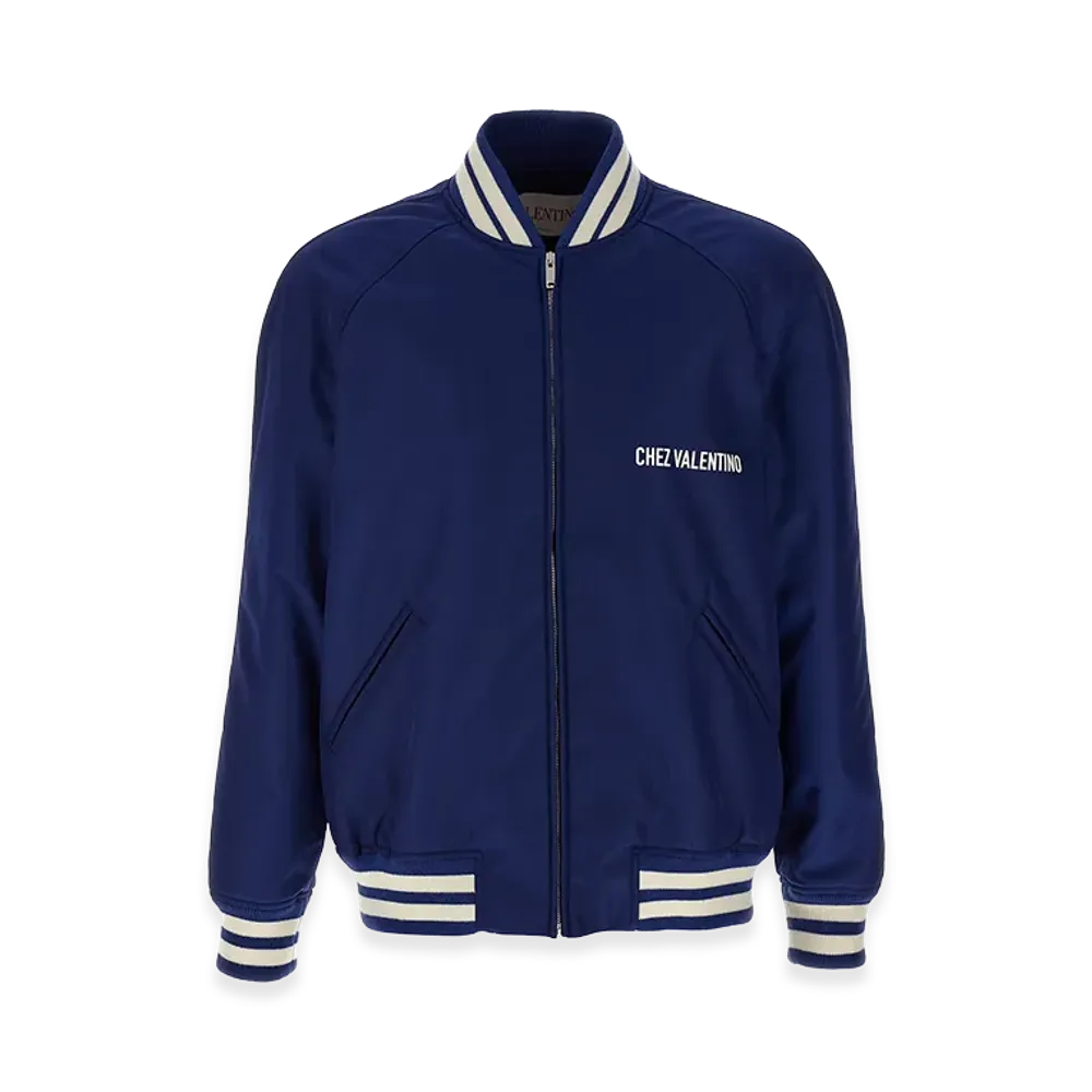 Valentino Garavani 'chez ' Bomber Jacket "Blue"