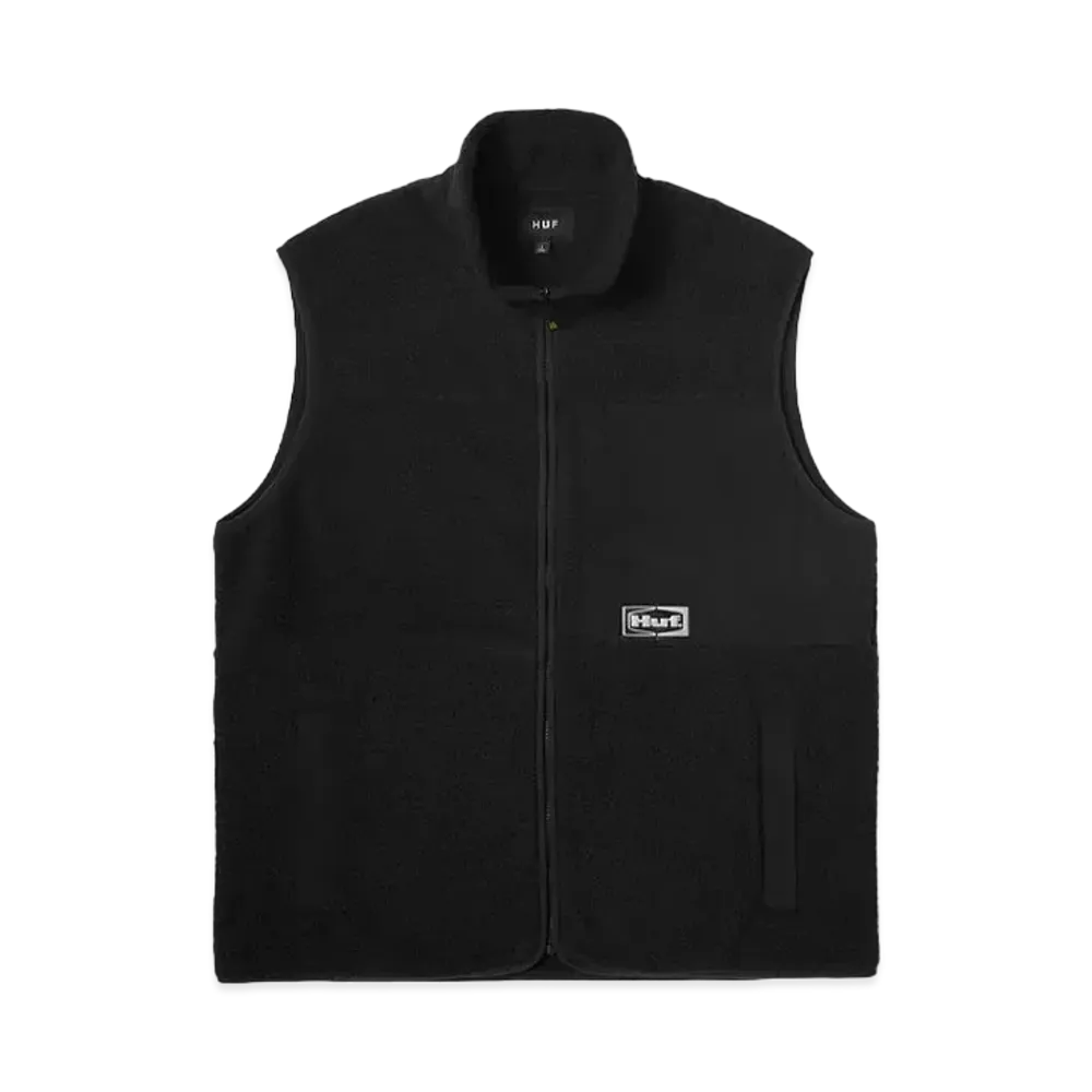 HUF Fall 24 Sonoma High Pile Vest "Black"
