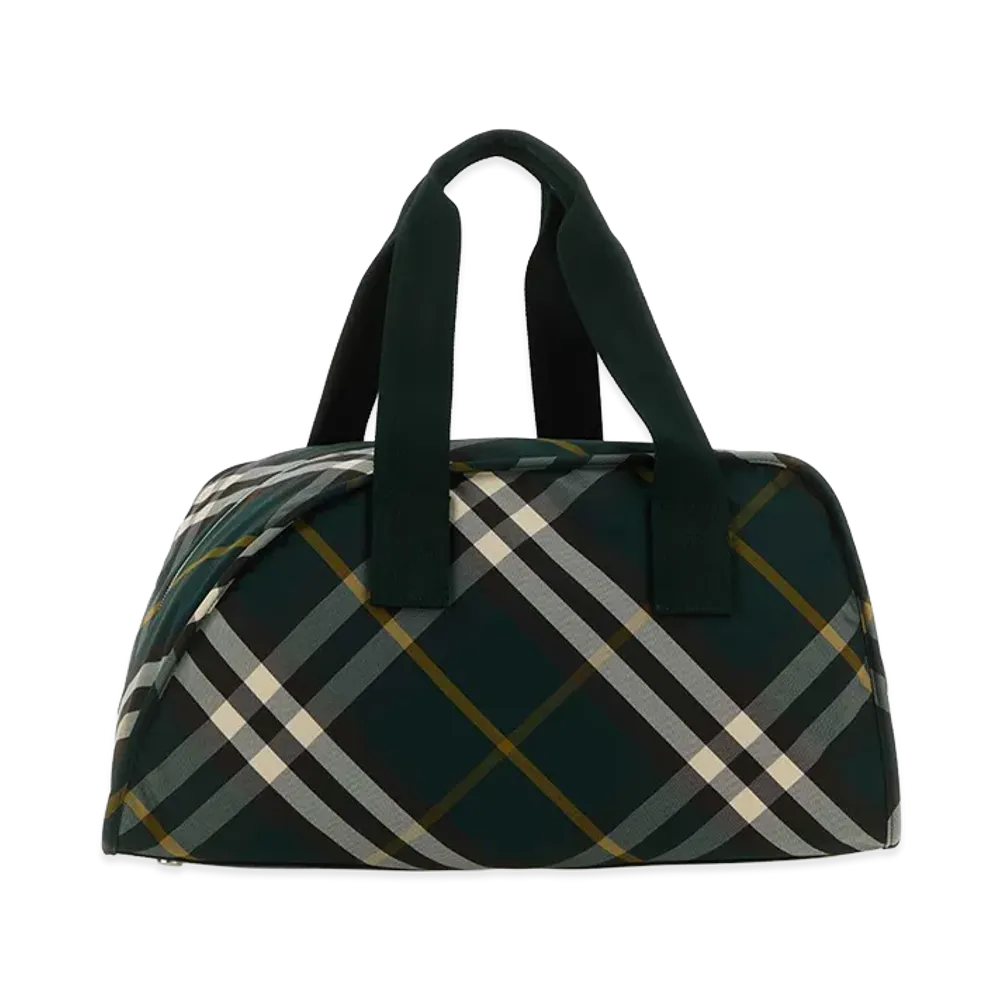 Burberry Printed Nylon Shield Travel Bag "Green"