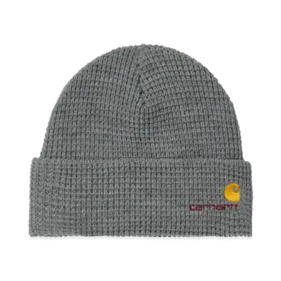 Carhartt WIP American Script Beanie "Grey Heather"