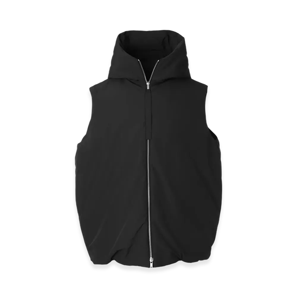 Jil Sander Medium Fill Down Gilet 01 "Black"