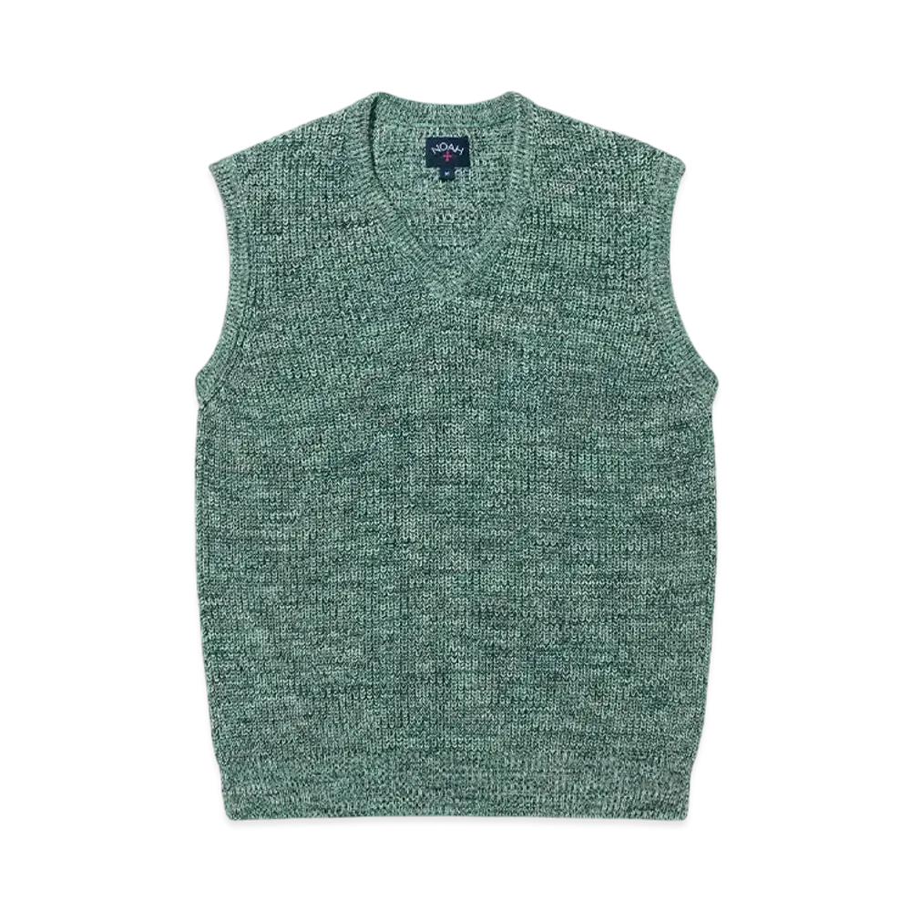 Noah Twisted Yarn Sweater Vest "Green"