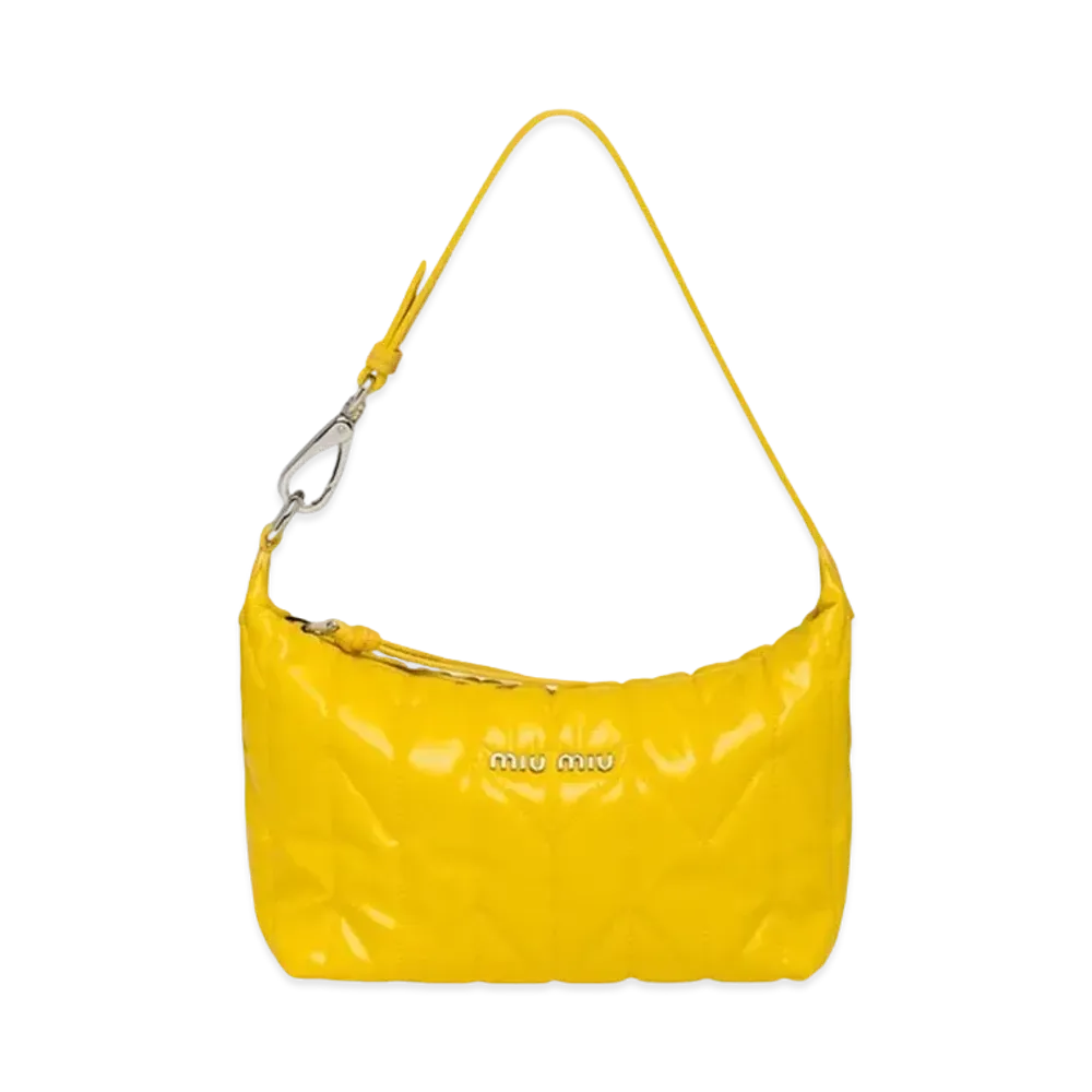 MIU MIU Miu Spirit Seal Mini Bag "Yellow"