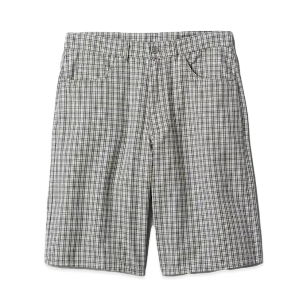 GAP x Madhappy Oversize Plaid Short Pants "Olive"