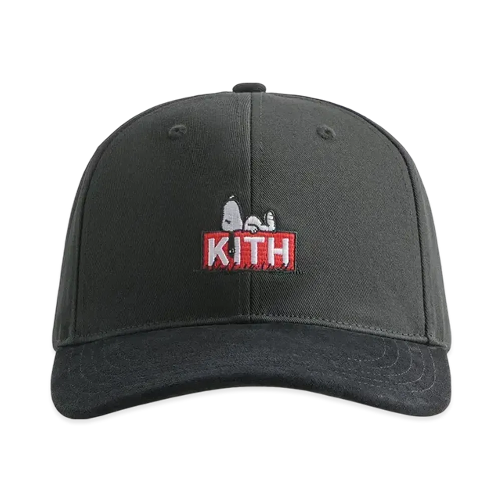 Kith x Peanuts 75 Twill Aaron Classic Cap With Suede Brim "Black"