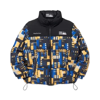 FIRST DOWN x 24Karats Bubble Down Jacket "Multi"
