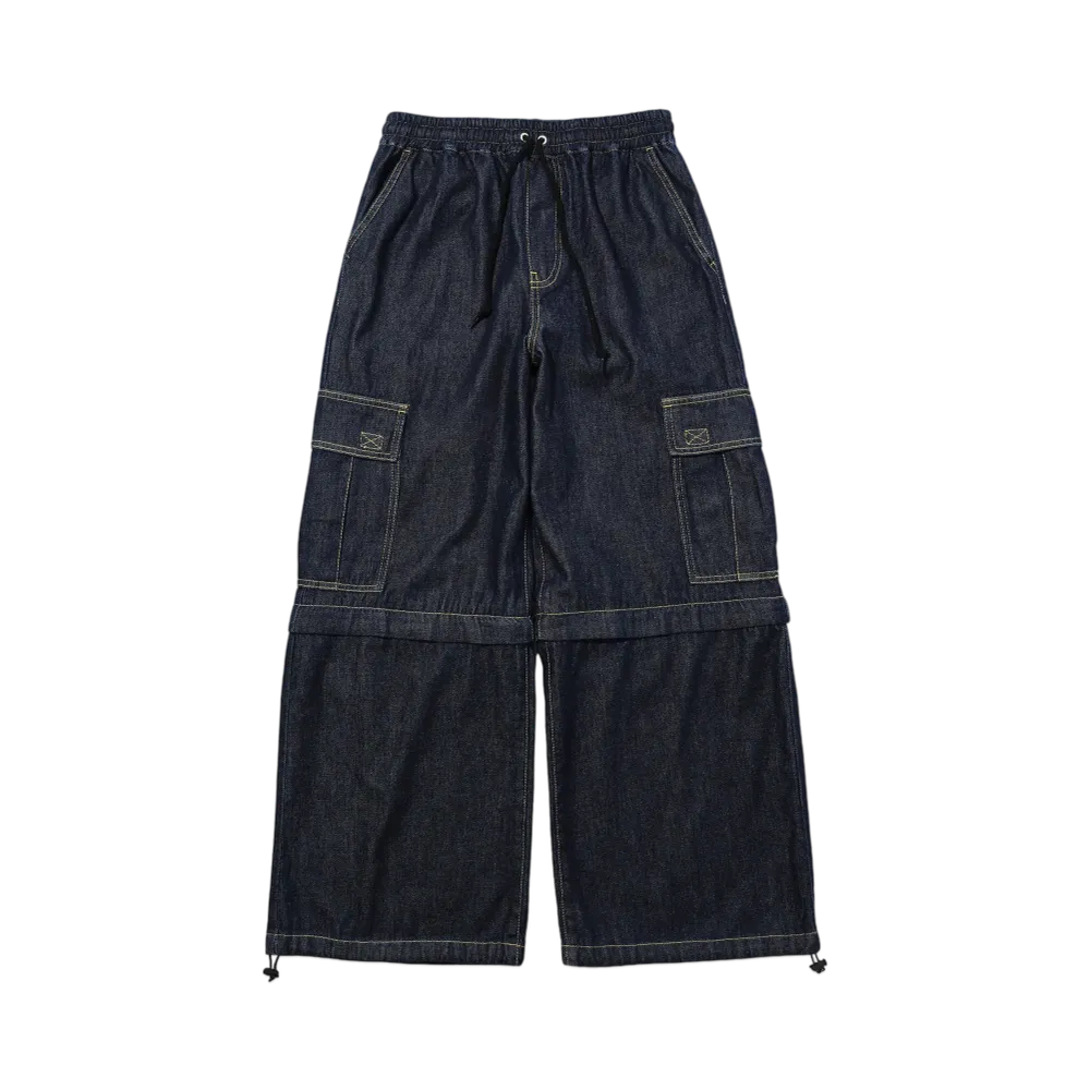 X-Girl 2Way Wide Leg Cargo Pants "Indigo"