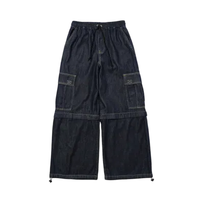 X-Girl 2Way Wide Leg Cargo Pants "Indigo"