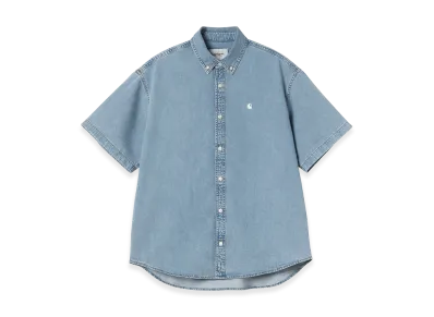Carhartt WIP S/S Lucas Shirt "Blue(Bleached)"