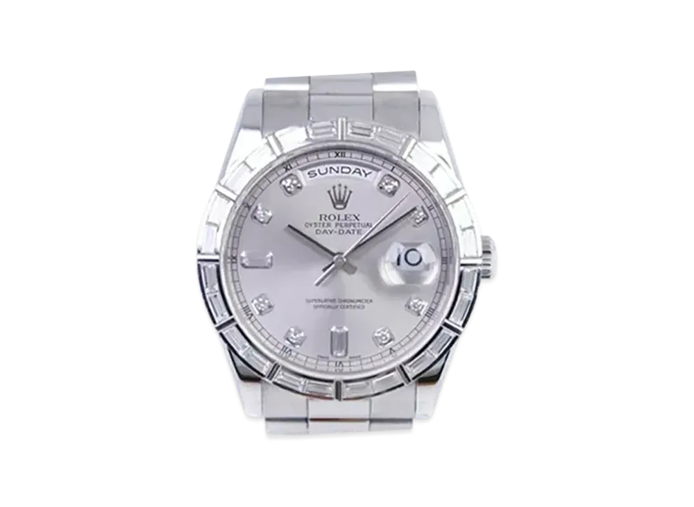 ROLEX Day-Date Silver Dial 118366A
