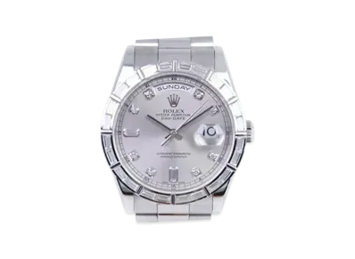 ROLEX Day-Date Silver Dial 118366A