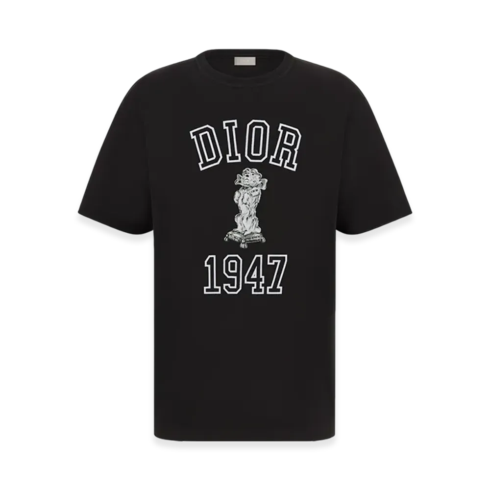 Dior Relaxed-Fit Slub Jersey Bobby T-Shirt "Black"