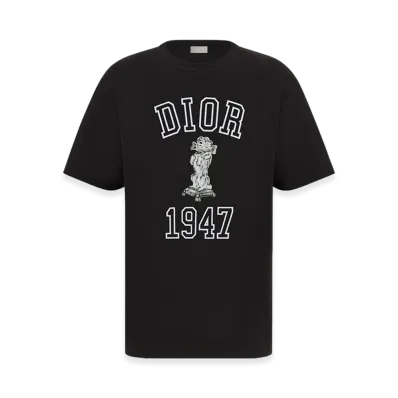 Dior Relaxed-Fit Slub Jersey Bobby T-Shirt "Black"