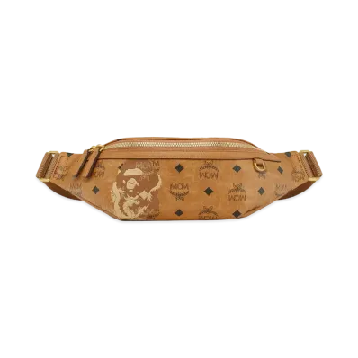 A BATHING APE x MCM Lunar New Year Belt Bag "Beige"