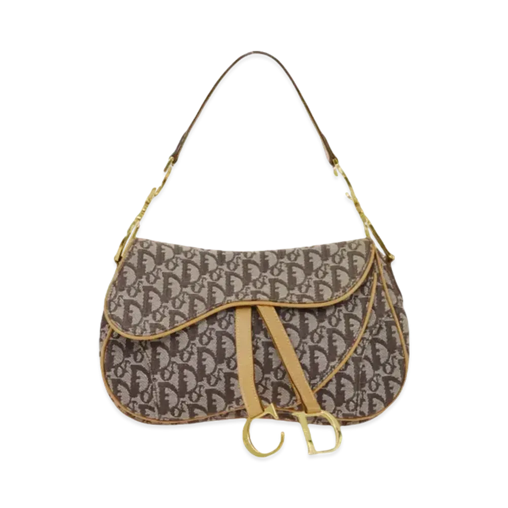 Dior Trotter Saddle Bag "Brown"