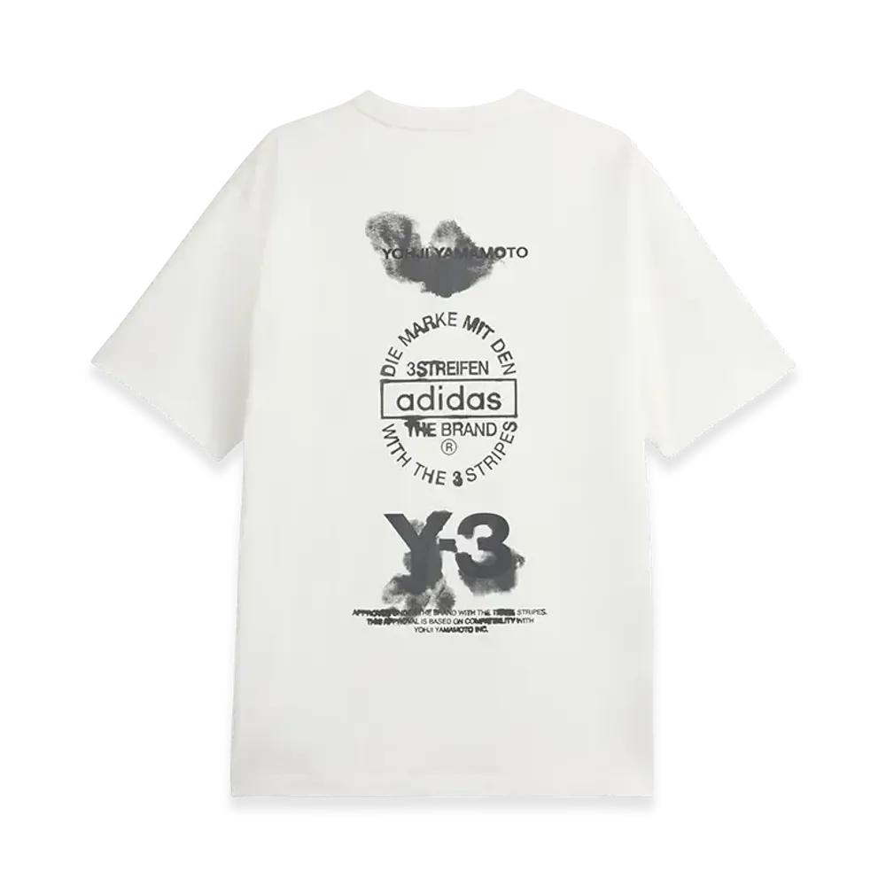 Y-3 Graphic Short Sleeve Tee "Core White"