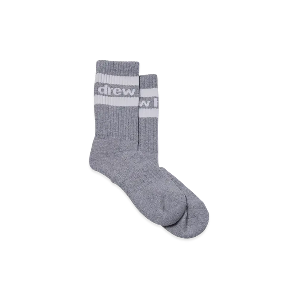Drew House Crew Sock "Heather Grey"