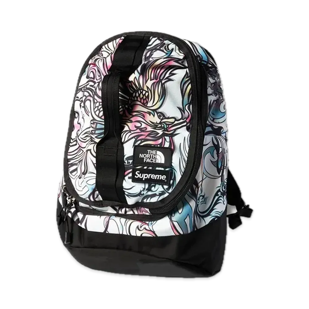 Supreme x The North Face Steep Tech Backpack "Multicolor Dragon" NM82292I / NF0A8201