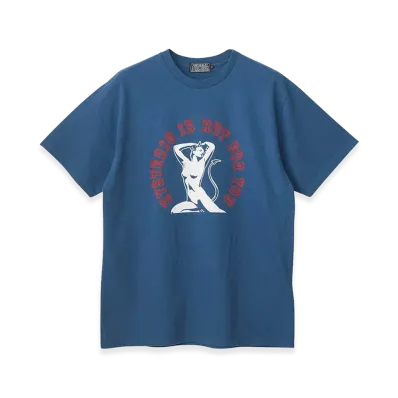 HYSTERIC GLAMOUR Hot For You T-Shirt "Blue"