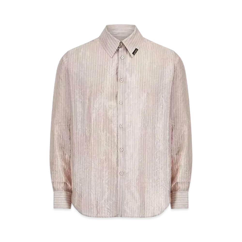 MARTINE ROSE Classic Shirt #2 "Pink Sripe"