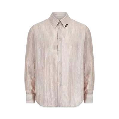 MARTINE ROSE Classic Shirt #2 "Pink Sripe"