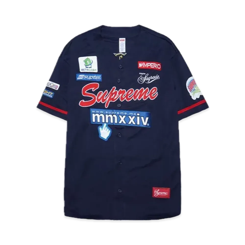 Supreme Chosen One Baseball Jersey "Navy"