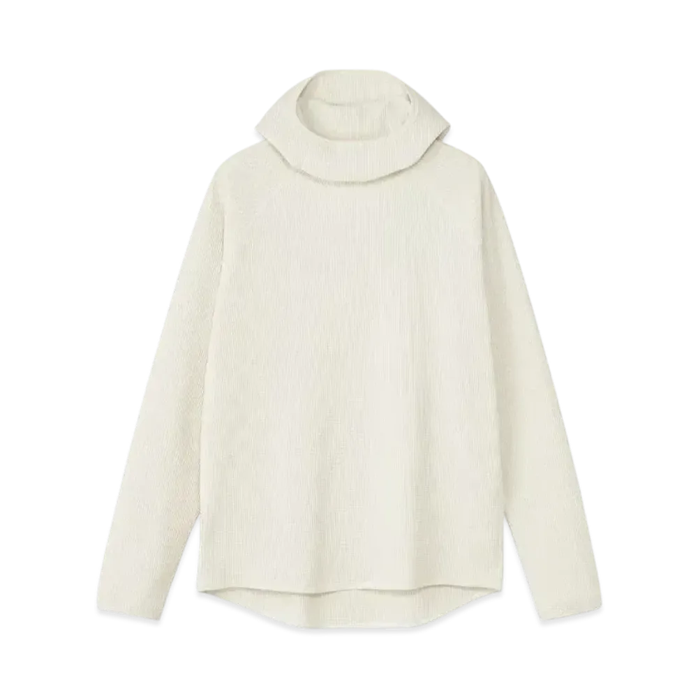 Goldwin Waffle Light Long Sleeve Hoodie (Unisex) "Ivory"